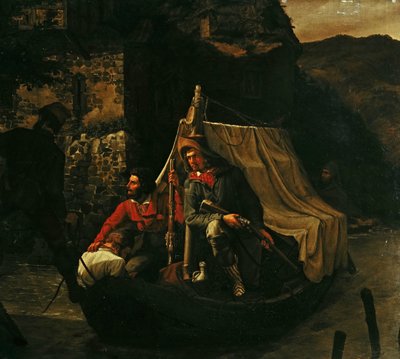 Los contrabandistas, 1830 de Emil Ebers
