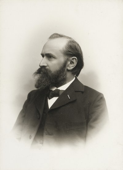 Retrato del compositor y organista Otto Malling de Emil Hohlenberg