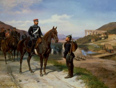 Encuentro con el príncipe Federico Carlos de Prusia de Emil Hünten