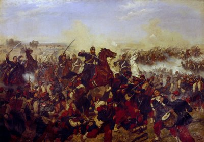 La batalla de Mars de la Tour el 16 de agosto de 1870, 1878 de Emil Huenten