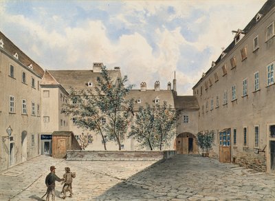 El antiguo convento carmelita y luego prisión policial en Sterngasse en Viena de Emil Hütter