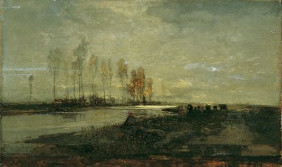 En el Thaya cerca de Lundenburg II de Emil Jakob Schindler