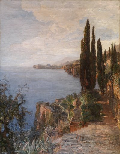 En la costa dálmata cerca de Ragusa de Emil Jakob Schindler