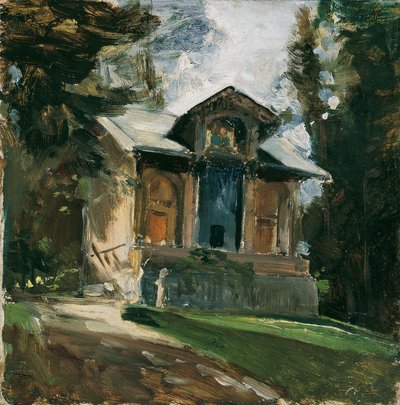 El estudio del pintor Heinrich von Angeli en Reichenau de Emil Jakob Schindler