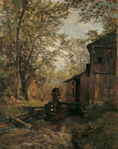 El molino Gosau cerca de Ischl de Emil Jakob Schindler