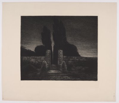 Un cementerio. Tarde de Emil Krause