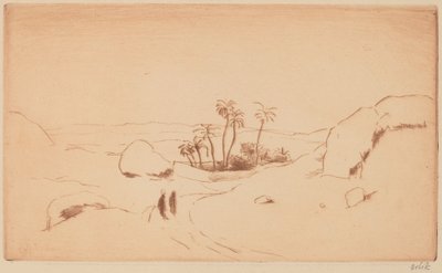 Oasis en el Desierto de Emil Orlik