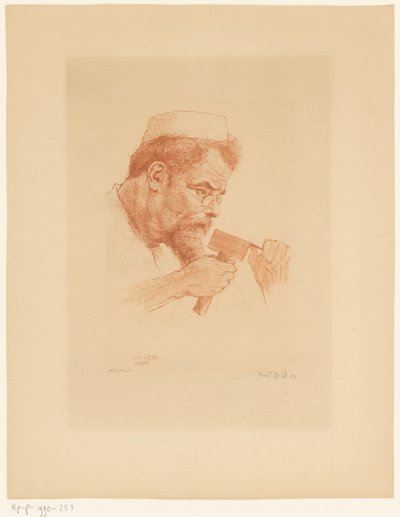 Retrato de Max Klinger de Emil Orlik