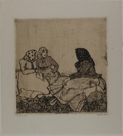 Tres Mujeres de Emil Orlik