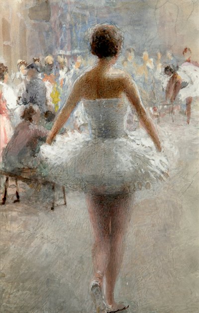 El ensayo del ballet de Emil Oskarovich Wisel