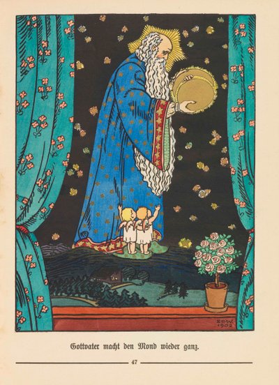 Ilustración para Der Buntscheck de Richard Dehmel, 1904 de Emil Rudolf Weiss