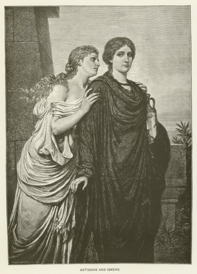 Antígona e Ismene de Emil Teschendorff