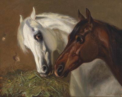 Dos cabezas de caballo de Emil Volkers
