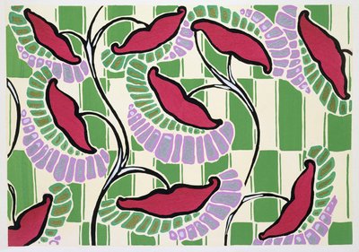 Motivo de diseño floral de 