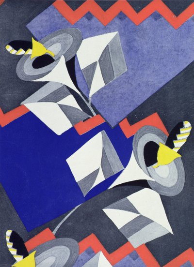 Placa nº 40, de "Prismes", después de 1931 (litografía en color) de Émile Allain Séguy