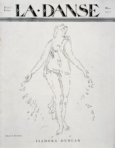 Isadora Duncan (bailarina estadounidense de origen irlandés) de Emile Antoine Bourdelle