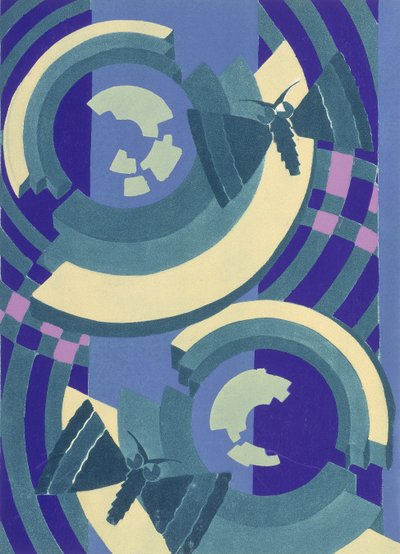 Placa nº 10, de "Prismes", después de 1931 (litografía en color) de Émile Allain Séguy