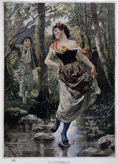 Cathinelle - por Bayard, principios del siglo XX de Emile Antoine Bayard