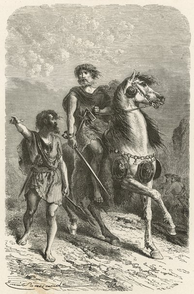 Guerreros de la época del bronce de Emile Antoine Bayard