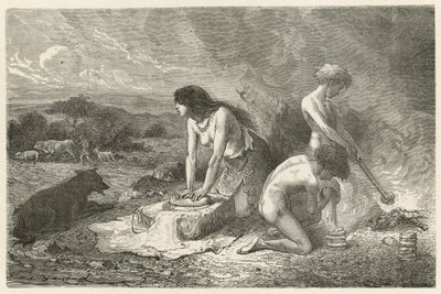 El arte de hacer pan en la edad de piedra de Emile Antoine Bayard