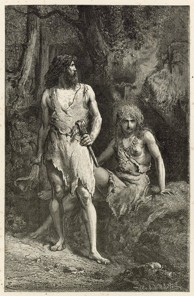 El hombre en la época del reno de Emile Antoine Bayard