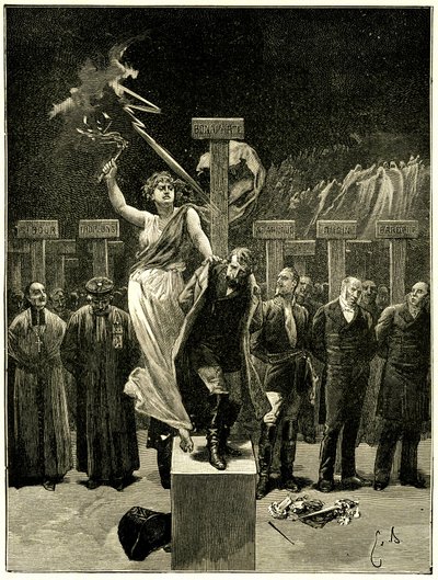 Victor Hugo, Los Castigos, ilustración de Emile Bayard. 