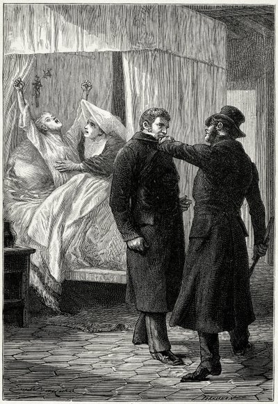 Victor Hugo “Los Miserables”: Jean Valjean, que se hizo rico bajo el nombre de Monsieur Madeleine, hace el bien a su alrededor. Pero su enemigo, el inspector de policía Javert, sospecha de su identidad y termina arrestándolo, mientras Fantine (la madre de  de Emile Antoine Bayard