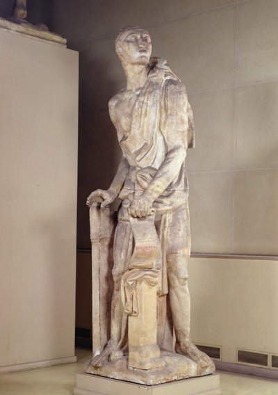 Eloquencia, modelo para el monumento al General Carlos María de Alvear (1788-1852) de Emile Antoine Bourdelle