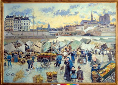 Le marché aux pommes quai de l