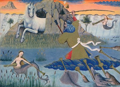 El Juego de Ajedrez del Amor - Neptuno golpea una roca, 1937 de Emile Aurele van Moe