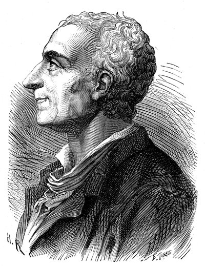 Retrato de Montesquieu de Émile Bayard