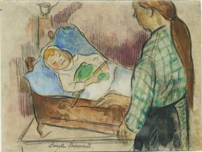 Hora de dormir de Emile Bernard