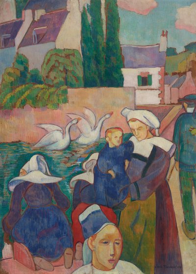 Puente en Pont-Aven de Emile Bernard