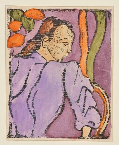 En un jardín [prueba a] de Emile Bernard