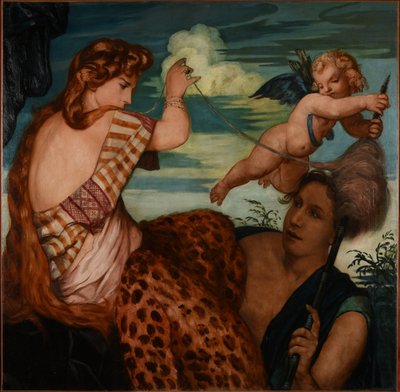 Hércules y Onfalia de Emile Bernard