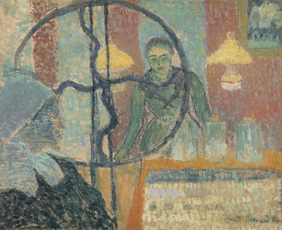 Dentro de una tienda en Pont-Aven de Emile Bernard