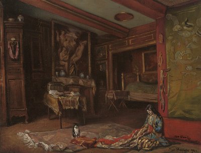 Mi habitación en Tonnerre, 1920 de Emile Bernard