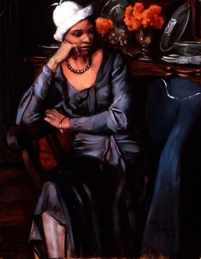 Negra con sombrero cloche de Emile Bernard