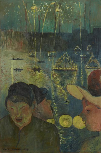 Festival nocturno, 1888 de Emile Bernard