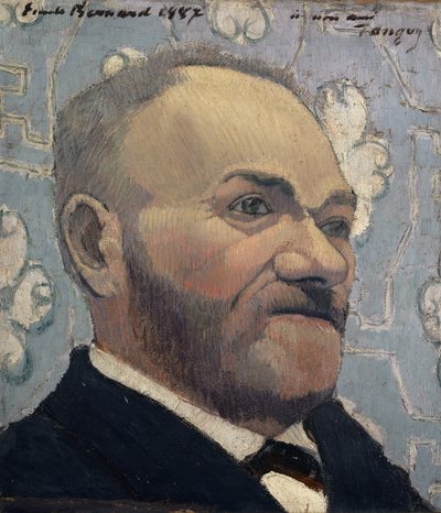 Retrato del Padre Tanguy, 1887 de Emile Bernard