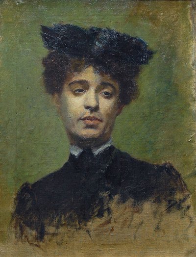 Retrato de Marie Lemasson, 1892 de Emile Bernard