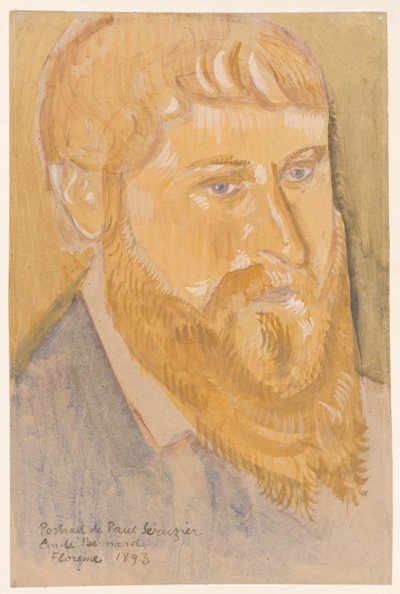 Retrato de Paul Sérusier de Emile Bernard