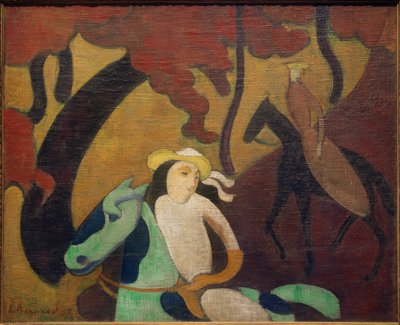 Amazona en la isla Robinson de Emile Bernard
