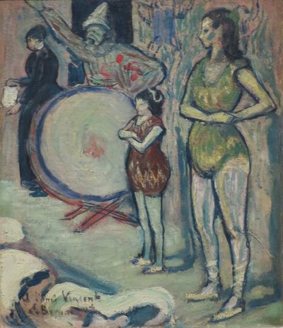 Saltimbanques" de Emile Bernard, 1887 de Emile Bernard