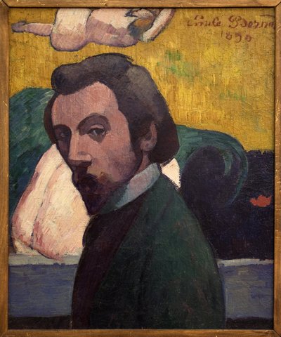 Autorretrato (detalle) de Emile Bernard