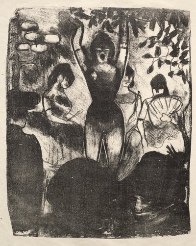 Cantante en el Café-Concierto de Emile Bernard