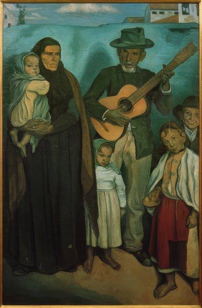 Mendigos españoles de Emile Bernard