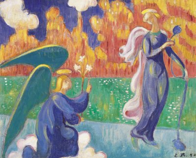 La Anunciación, 1890 de Emile Bernard