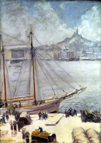 El muelle, Marsella de Emile Bernard