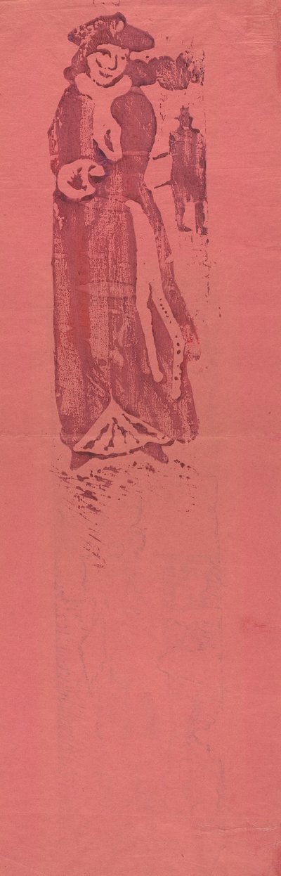 Mujer con manguito de Emile Bernard